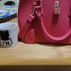 レディースバッグ ピンクの画像