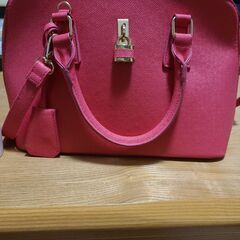レディースバッグ ピンクの画像