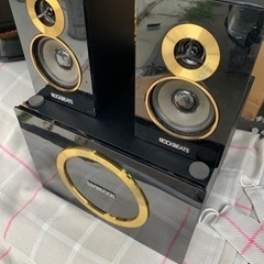 スピーカー黒金　の画像