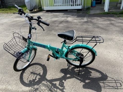 折りたたみ自転車 空気が抜けています。購入者決定