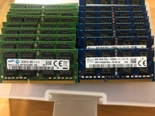 【特別値段】 8GB DDR3メモリ PC-12800S 1600MHz 100枚ノートPC用 増設メモリ