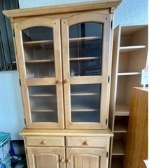 ☆ カリモクRUSTIC カップボードを差し上げます☆