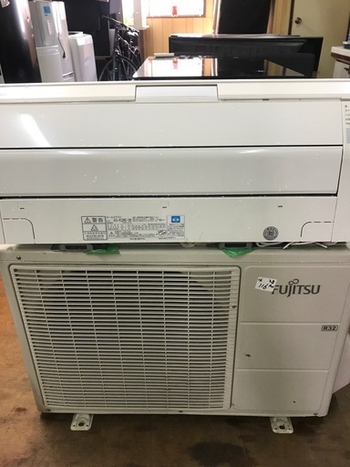 2016 Fujitsu 10-12畳-無料の基本的なエアコンのインストール