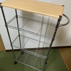 ニトリ　スリムワゴン　4段の画像