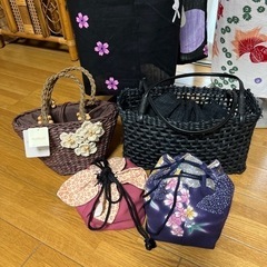 💜紫💜浴衣用꒰ঌ小物入れ( ꈍᴗꈍ)