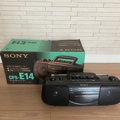 SONY ラジオカセットレコーダー CFS-E14の画像