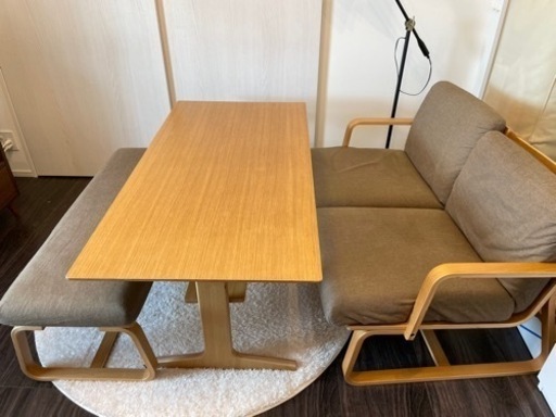 【〆切】無印良品 ダイニングテーブルセット
