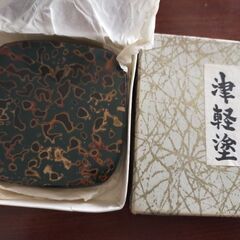 津軽塗　コースターの画像