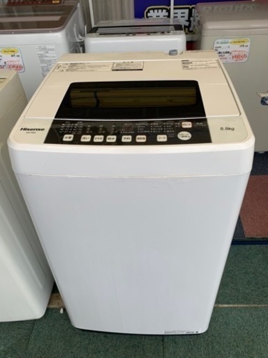 【リサイクルサービス八光　田上店　安心の3か月保証　配達・設置OK】Hisence   全自動洗濯機 HW-T55C 2018年製