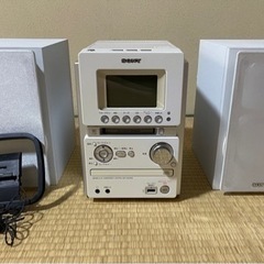 SONY コンポ　CD/MD/テープ/ウォークマン