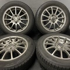 【BS BLIZZAK VRX 2 155/65R14】スタッドレス【ECO FORME 14インチ 4.5J4HPCD100+45】バリ溝 タント スペーシア等　(TB556)クレジットカード QRコード決済可能