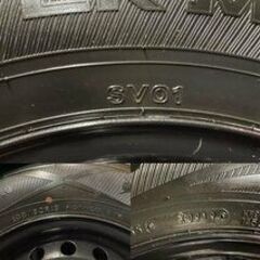 【DL WINTER MAXX SV01 195/80R15 107/105L LT】スタッドレス【トヨタ 200系ハイエース 純正ホイール 15インチ 6J6HPCD139.7+35】 (VTO573)クレジットカード QRコード決済可能