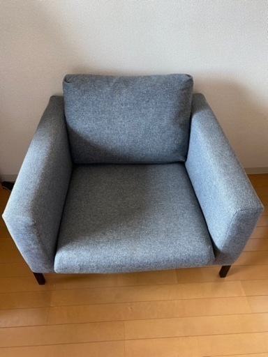 1人掛けソファ　ターコイズ