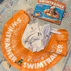 浮き輪　スイムトレーナー　オレンジ【中古】