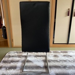 背もたれの長いダイニングチェア４脚セット●近隣無料お届けの画像