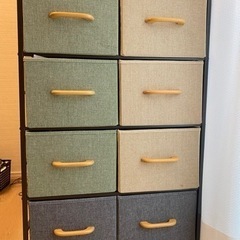 カラーボックス　収納ラック 4段の画像