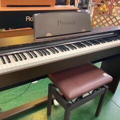 CASIO カシオ 電子ピアノ Privia プリヴィア PX-735BN 2011年製 昇降椅子付 【愛品倶楽部柏店】の画像