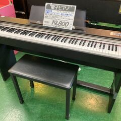 CASIO カシオ 電子ピアノ Privia プリヴィア PX-730BK 2010年製 椅子付 【愛品倶楽部柏店】の画像