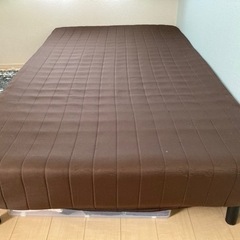 【1000円あげます】セミダブルベッド（脚付きマットレス）シーツ...