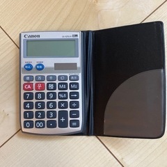Canon 手帳型電卓 ソーラー電池