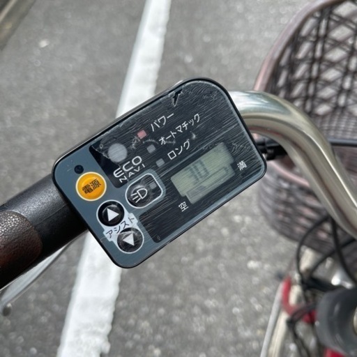 電動アシスト自転車　赤　
