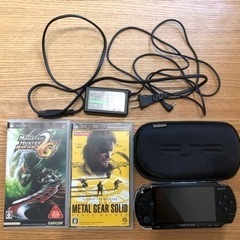 PSP本体（充電ケーブル）＋ソフト2本