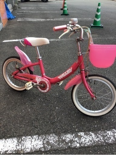 ●販売終了●自転車　子供用　16インチ　ピンク　中古品