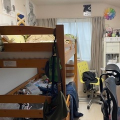 2段ベッド(シングル2台としても可)