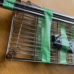 ●スチールラック3段　幅60cm ●分解済の画像
