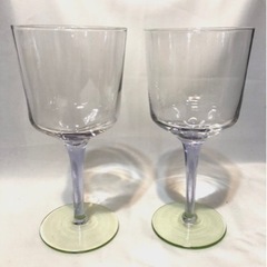 ほぼ新品　ZARA HOME ペアグラス　ザラホーム　ワイングラ...