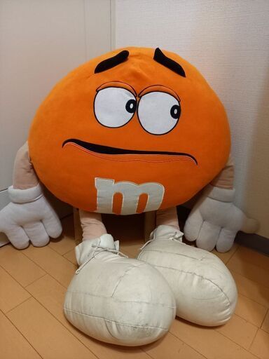 巨大ぬいぐるみ　m\u0026m's　オレンジ　沖縄限定　懸賞　レア　当選品