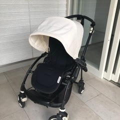 バガブー　大人気のホワイトキャノピー　高級ベビーカー　bugaboo 純正付属品多数