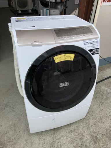 【動作保証あり】美品 HITACHI 2021年 BD-SV110FR 11.0kg / 6.0kg ドラム式洗濯乾燥機【管理KRS467】