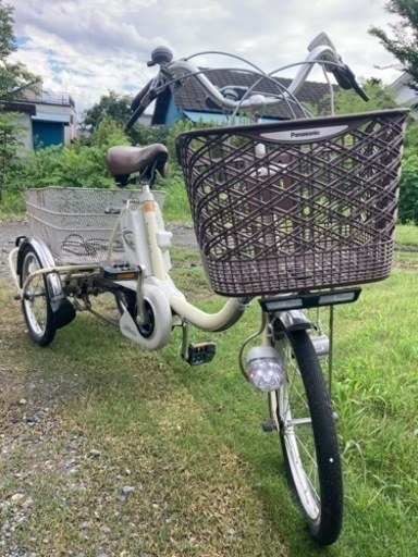 ★Panasonic/電動アシスト3輪自転車/かろやかライフ/BE-ENR83/熊谷