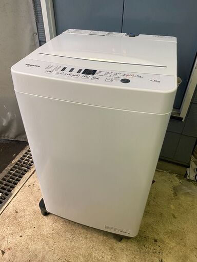 ハイセンス HW-T55D 全自動電気洗濯機　2021年製 5.5㎏　美品　直接引き取り大歓迎‼