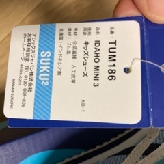 新品未使用！アシックスキッズシューズ16センチの画像