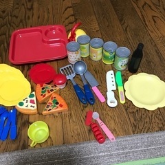 プラスチックおままごとセット食材の画像