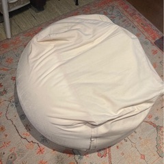 無印ビーズクッションの画像