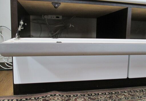R097 国産 松田家具 壁面テレビボード、幅157cm 65インチまで