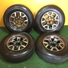 No.924　スズキ　ジムニー シエラ　純正　新車外し　15ｘ5.5Ｊ　5穴　ブリジストン　DUELER　H/T　195/80R15　2022年製