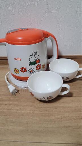 フジパン ミッフィー 電気ケトル\u0026スープマグ