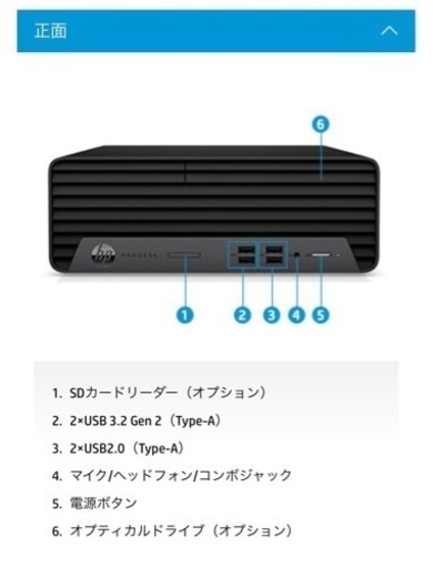 ⭐︎新品・未使用　HP prodesk 400 G7 small from factor PC