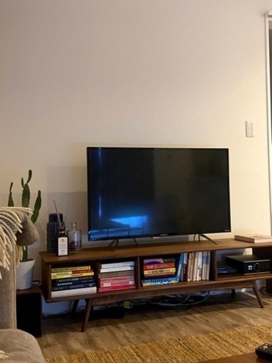 AMOCC テレビ台　テレビボード　ウォルナット突板