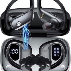 【新品未使用】【業界新設計初売り 耳掛け式イヤホン】Blueto...