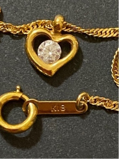 【決まりました】K18ダイヤモンドネックレス チョーカー