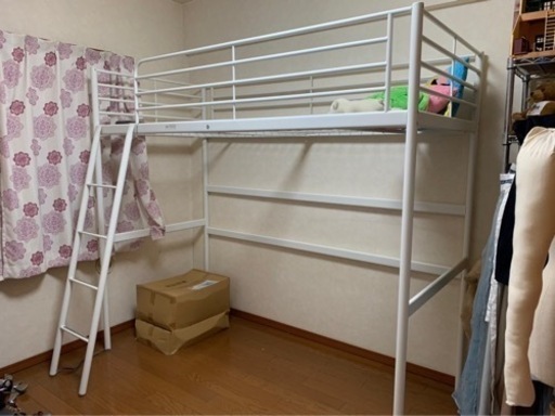 IKEA ロフトベッド　白