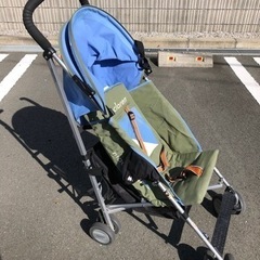 お話中　マクラーレンベビーカーバギー　レインカバー付き