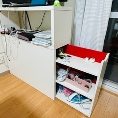 テレビ台　収納付きの画像