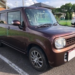 ラパン　車検6年9月　地デジナビ　プッシュスタート　スタットレスタイヤ付きの画像