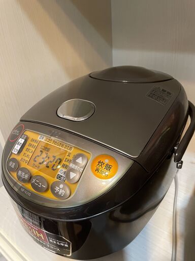 象印 IH炊飯器 極め炊き 黒まる厚釜　5.5合 NP-VJ10-TA